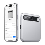 BOYA Notra Voice Recorder med AI Transcription - Sølv
