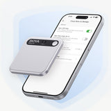 BOYA Notra Voice Recorder med AI Transcription - Sølv