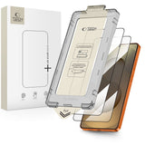 Tech-Protect Quick Set+ 2-pakke af hærdet glas til Samsung Galaxy S26 Ultra - sort