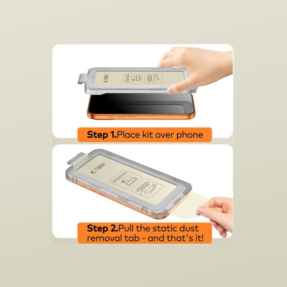 Tech-Protect Quick Set+ 2-pakke af hærdet glas til Samsung Galaxy S26 Ultra - sort