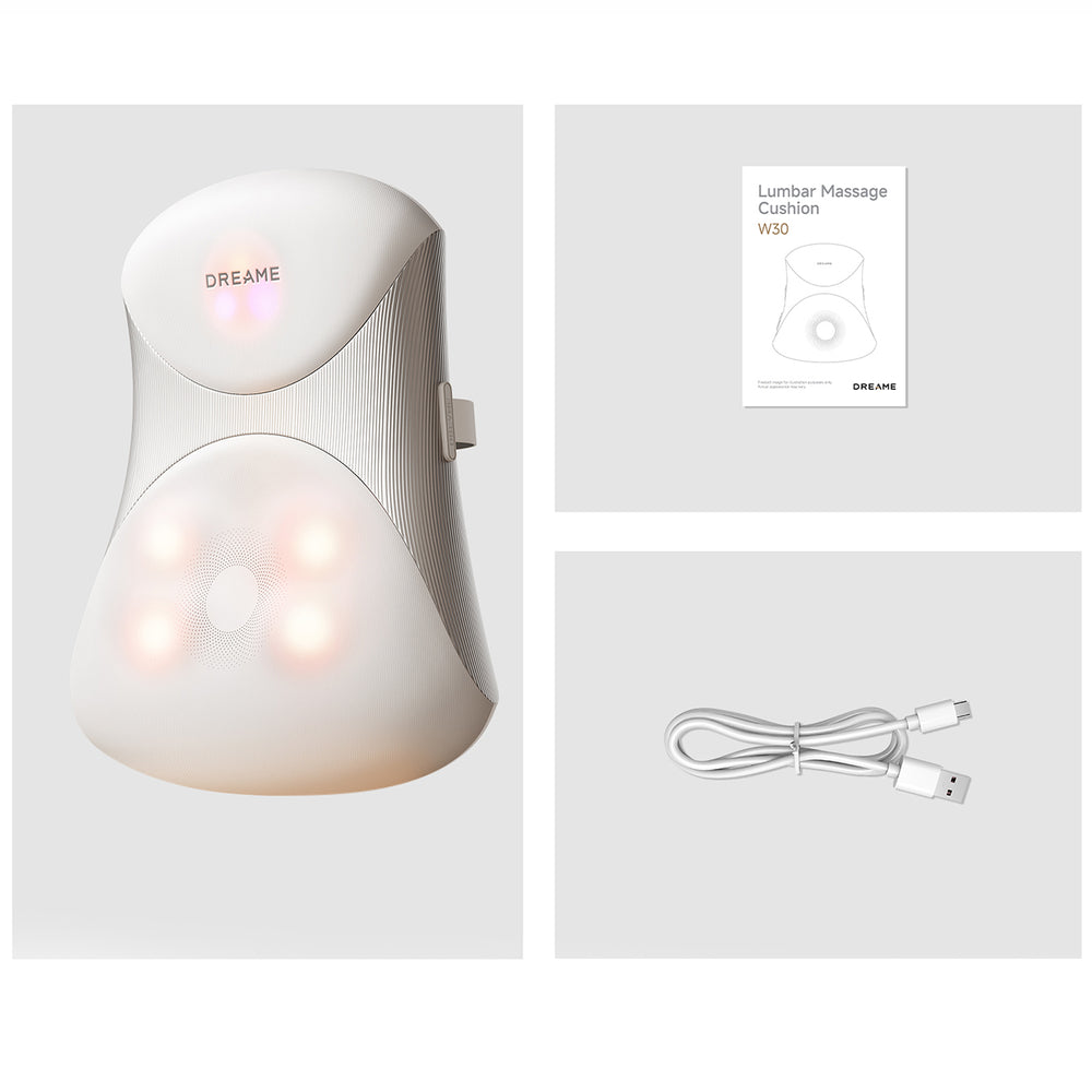 Dreame W30 massager, massage cushion for the lumbar and back - beige