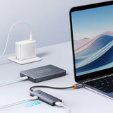 Baseus UltraJoy Series USB-A hub 4xUSB-A 3.0 1xUSB-C 5V - gray