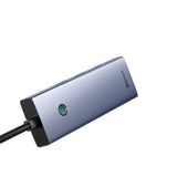 Baseus UltraJoy Series USB-A hub 4xUSB-A 3.0 1xUSB-C 5V - gray