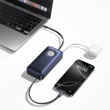 Baseus EnerCore CR11 20000mAh 100W Power Bank with Retractable USB-C Cable - Black
