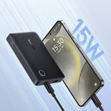 Baseus EnerFill FP11 Power Bank 10000mAh 15W (with black Simple USB-C - USB-C 20V/3A 30cm cable) - black