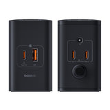 Baseus Digital GaN 3xUSB-C 1xUSB-A 240W Wall Charger with Power Cable - Black