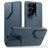 Tech-Protect Kevlar Aura MagSafe Case til Samsung Galaxy S26 Ultra - Navy Blue
