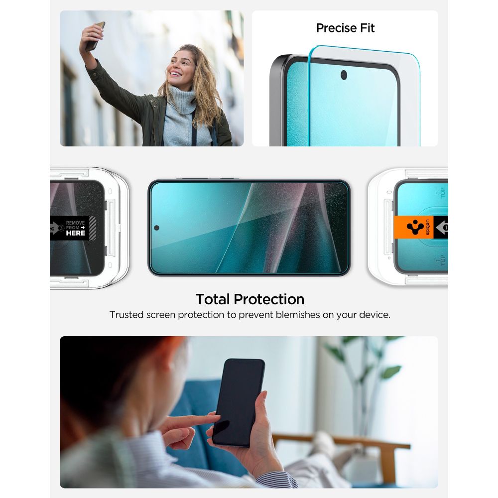 Spigen Glas.tR EZ Fit hærdet glas til Samsung Galaxy A36 / A37 5G