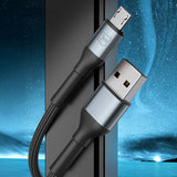 3mk Hyper Cable N-SERIES USB-A / MicroUSB 50cm QC 3.0 5V / 2A 10W - sort