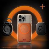 Spigen Valentinus MagFit+ MagSafe Magnetisk Telefon-Pung - Orange