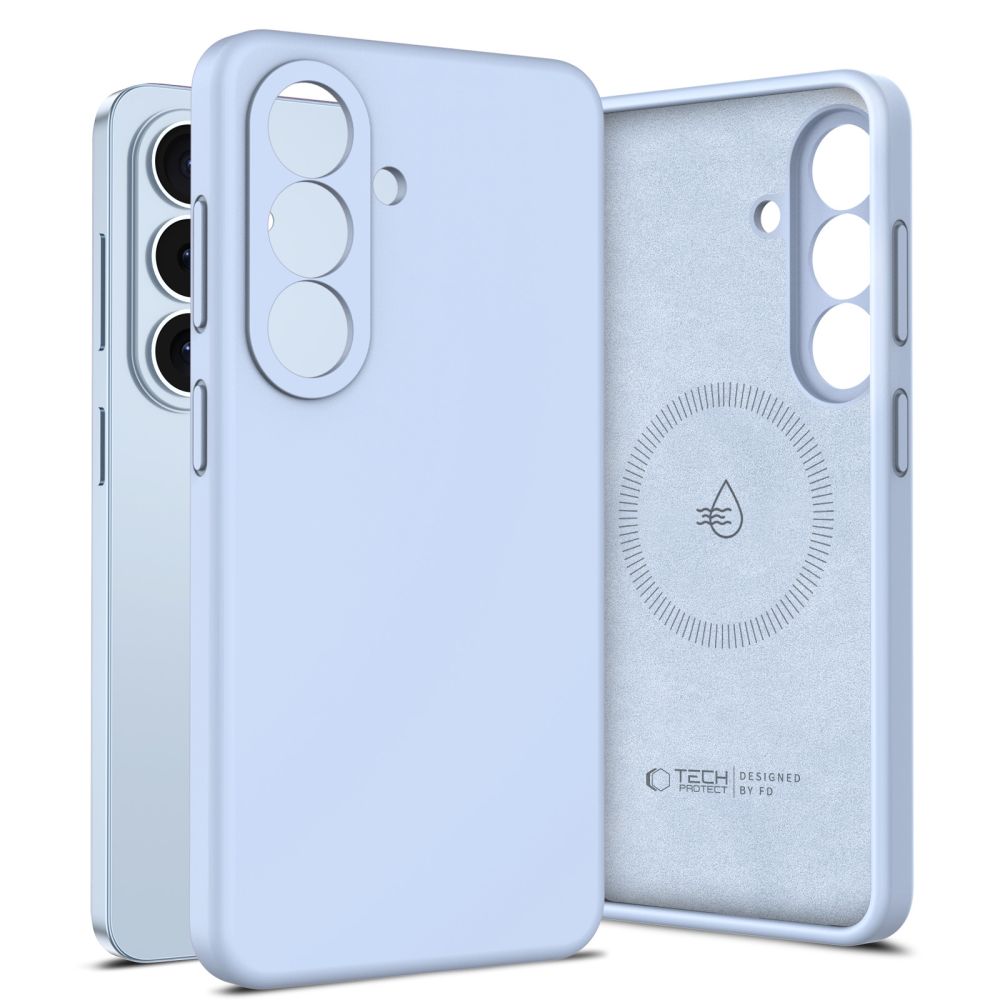 Tech-Protect Silicone MagSafe Case til Samsung Galaxy S26 - Blå