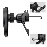 Tech-Protect V21 MagSafe Car Holder med 25W QI2.2 Induktiv oplader til cockpit/vindruder/luftventil - sort