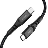 Tech-Protect Ultraboost UB11T USB-C / USB-C PD 100W / QC3.0 Kabel 200 cm - sort