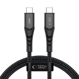 Tech-Protect Ultraboost UB11T USB-C / USB-C PD 100W / QC3.0 Kabel 100 cm - sort