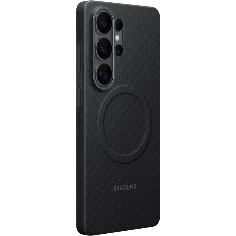 Samsung Carbon Magnet Case til Samsung Galaxy S26 Ultra, MagSafe Kompatibel - sort