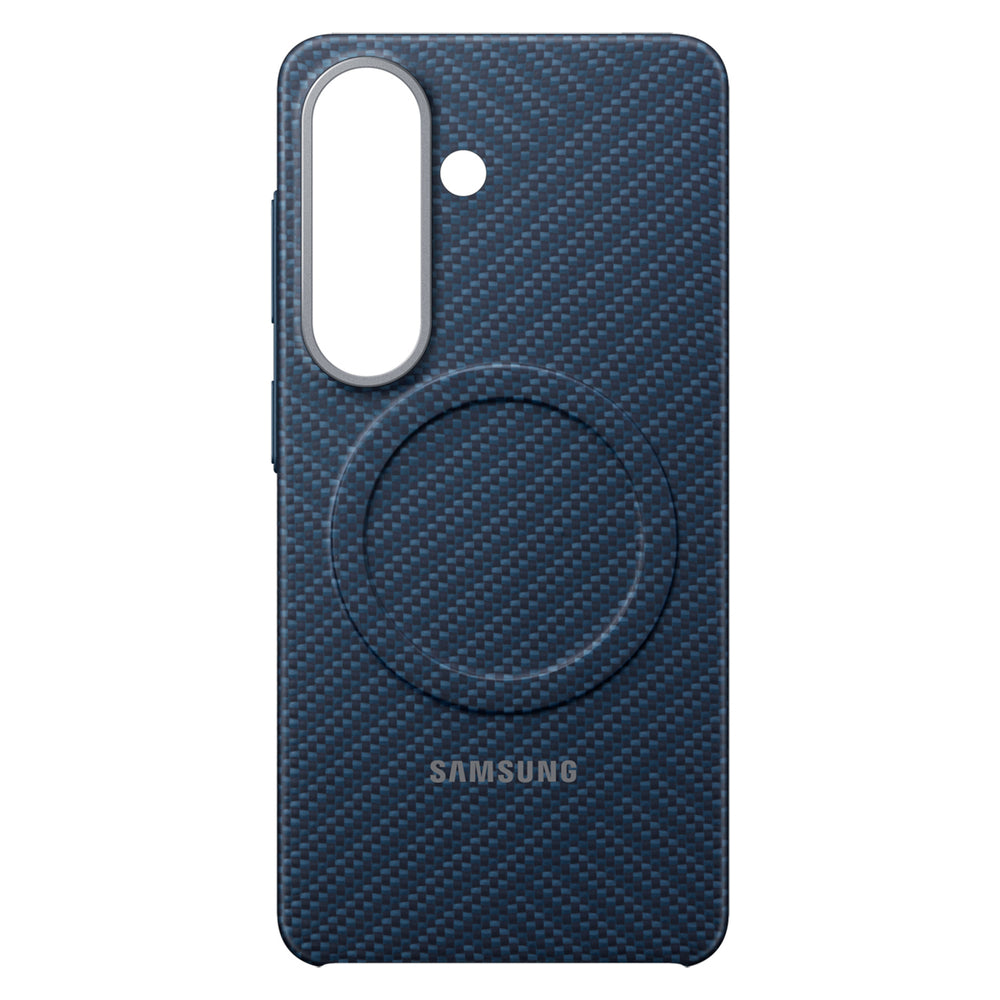 Samsung Carbon Magnet Case til Samsung Galaxy S26, MagSafe Kompatibel - Blå