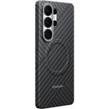 Samsung Carbon Magnet Case til Samsung Galaxy S26 Ultra, MagSafe Kompatibel - Grå