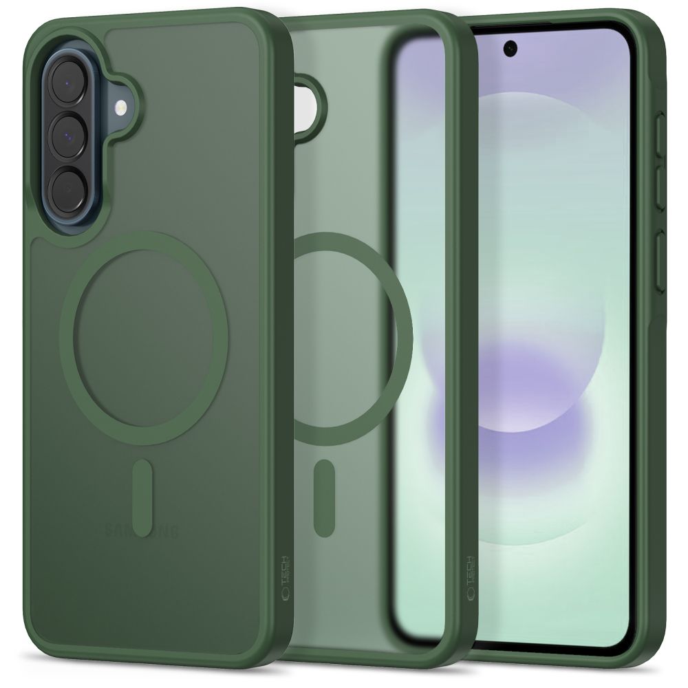 Tech-Protect Magmat MagSafe Case til Samsung Galaxy A36 / A56 / A37 5G - Matte Green