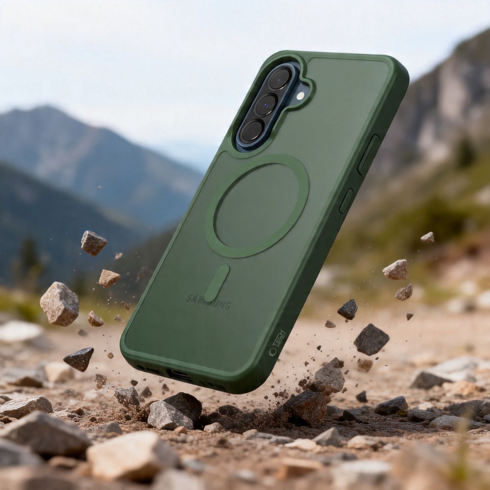 Tech-Protect Magmat MagSafe Case til Samsung Galaxy A36 / A56 / A37 5G - Matte Green