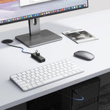 Orico PW3UR25-U3 USB Hub 4-Port 3x USB-A 3.0 1x RJ45 2.5G Ethernet 1.8m - Black