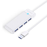 Orico PAPW4A-U3 USB Hub 4-port 4x USB-A 3.0 0.15 m - white