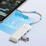 Orico PAPW4A-C3 USB Hub 4-port 4x USB-A 3.0 1.8 m - white