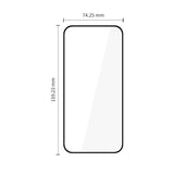 Tech-Protect Glass Fit+ 2-pakke af hærdet glas til Motorola Moto G67 / G77 - sort