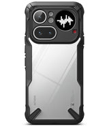 Ringke Fusion X-kasse til Nothing Phone 4A Pro - gennemsigtig og sort