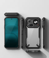 Ringke Fusion X-kasse til Nothing Phone 4A Pro - gennemsigtig og sort