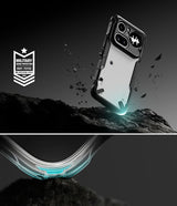 Ringke Fusion X-kasse til Nothing Phone 4A Pro - gennemsigtig og sort
