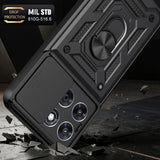 Tech-Protect CamShield Pro Case til Motorola Moto G67 / G77 - sort