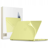 Tech-Protect Softshell-kasse til MacBook Neo 13 2026 - matt gul