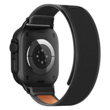 Tech-Protect Nylon Elite Strap til Apple Watch 44 / 45 / 46 / 49 mm - sort og orange