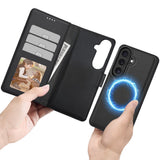 Tech-Protect Wallet MagSafe Case til Samsung Galaxy S26 - Matte sort