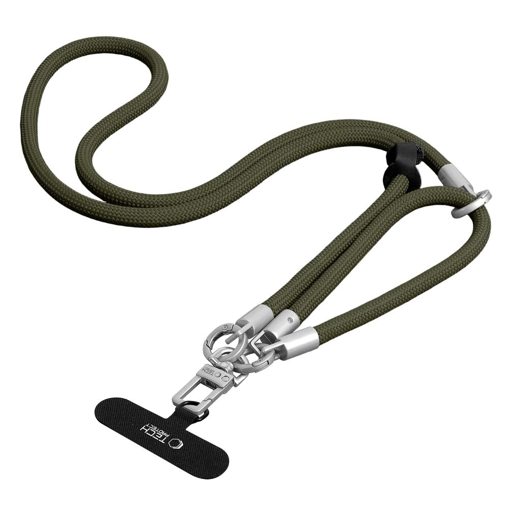 Tech-Protect C10S Rope Phone Lanyard - Grøn