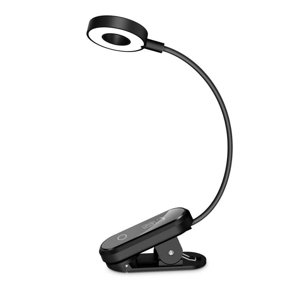 Tech-Protect LL100 trådløs lampe med Clip + USB-A / USB-C kabel 30 cm - sort