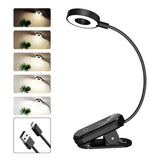 Tech-Protect LL100 trådløs lampe med Clip + USB-A / USB-C kabel 30 cm - sort