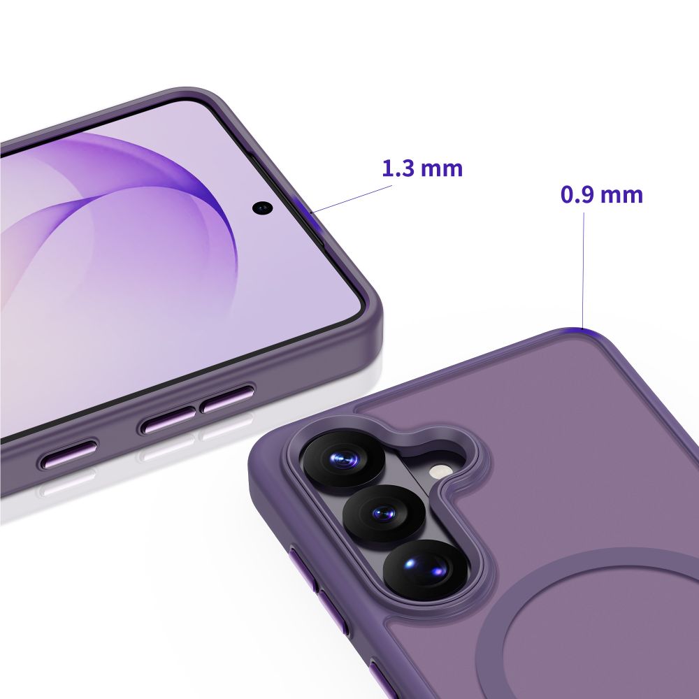 Tech-Protect Magmat MagSafe Case til Samsung Galaxy S26 - Matte Purple