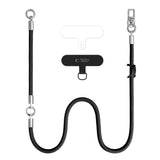 Tech-Protect C10S Rope Phone Lanyard - sort og titanium