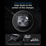 Spigen Ultra Hybrid Zero One Case til Samsung Galaxy Buds 4 / 4 Pro - sort