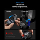 Spigen Ultra Hybrid Zero One Case til Samsung Galaxy Buds 4 / 4 Pro - sort