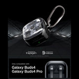 Spigen Ultra Hybrid Zero One Case til Samsung Galaxy Buds 4 / 4 Pro - sort