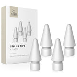Tech-Protect Stylus Tips for Apple Pencil 4-Pack - White
