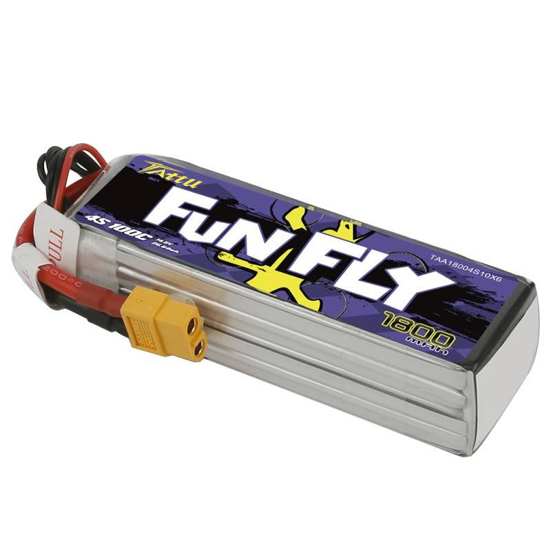 Tattu Funfly 1800mAh 14,8V 100C 4S1P XT60 batteri