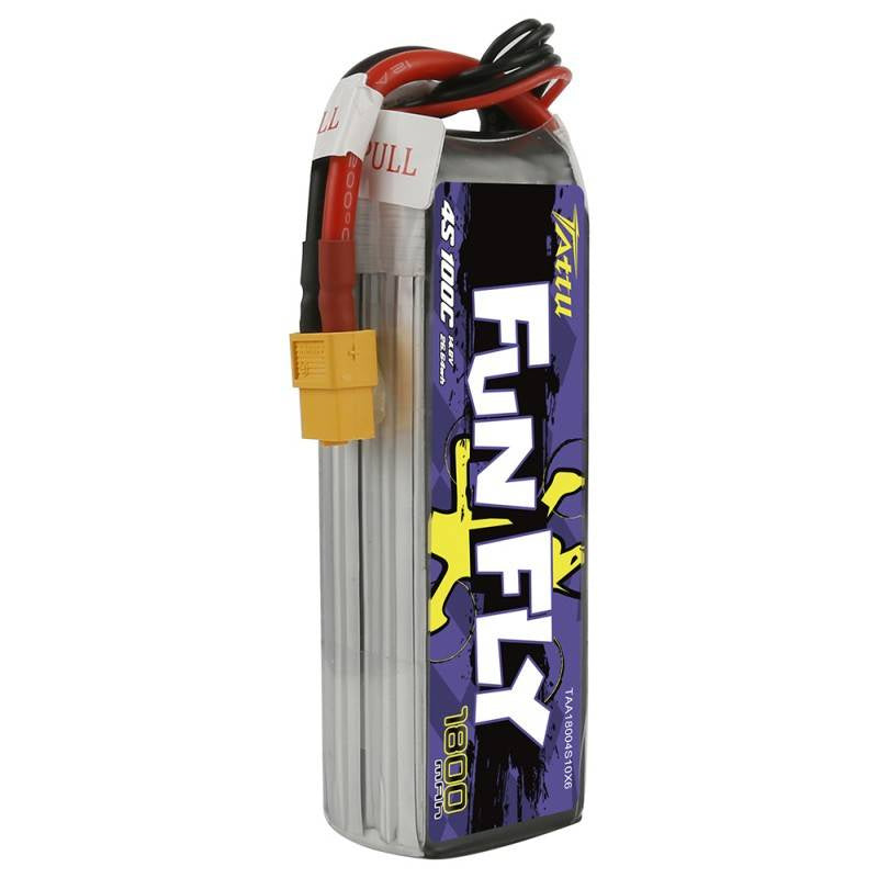 Tattu Funfly 1800mAh 14,8V 100C 4S1P XT60 batteri