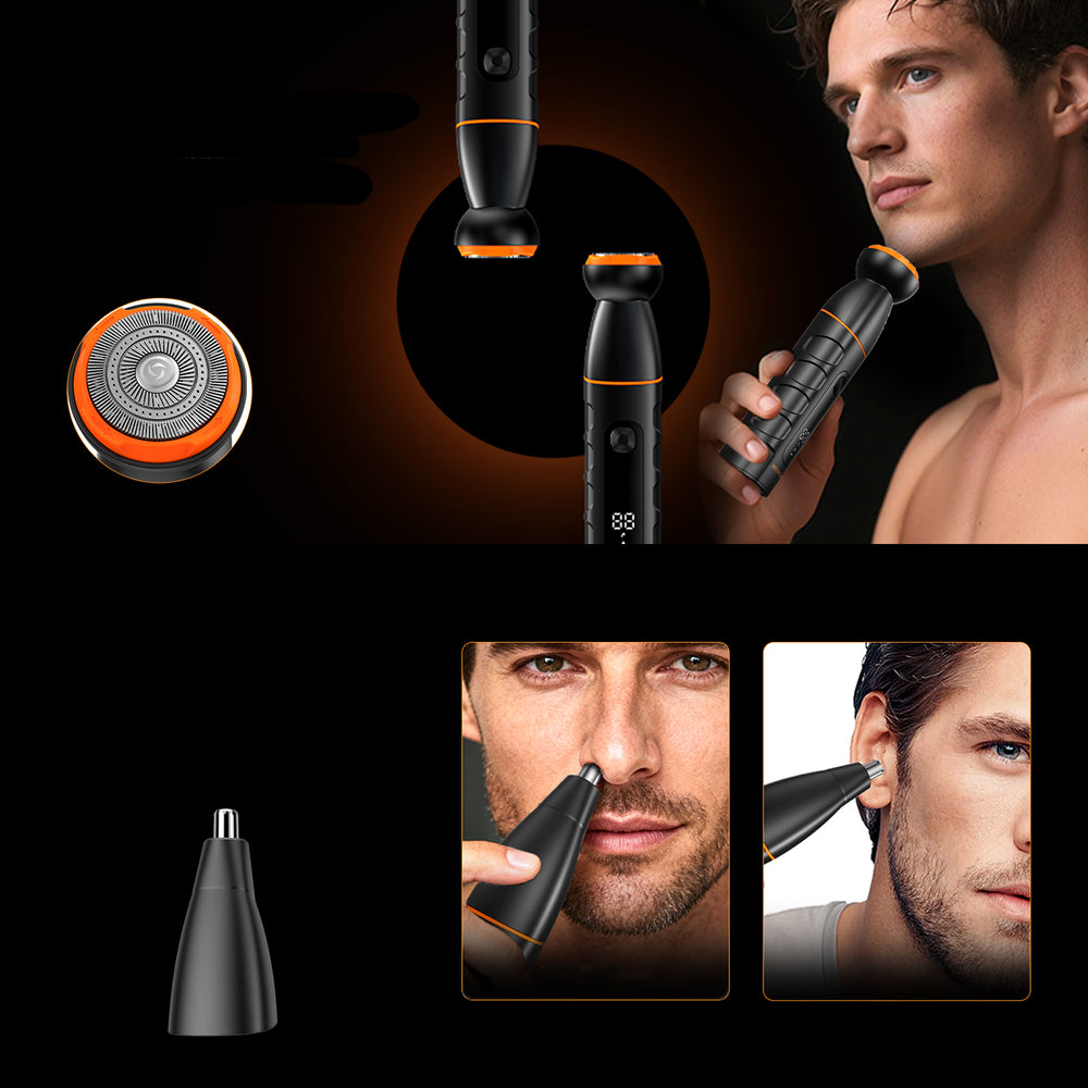 MAXGROOM LK-892 multifunctional trimmer with replaceable tips - black