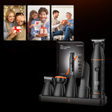 MAXGROOM LK-892 multifunctional trimmer with replaceable tips - black