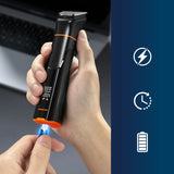 MAXGROOM JK-666 6-in-1 trimmer for beard, hair, body, nose and ears IPX6 - black
