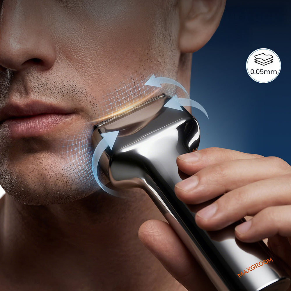 MAXGROOM WF-2037D foil electric shaver IPX7 - silver