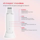 MAXGROOM M-169 ultrasonic cavitation peeling device with LED light therapy - white
